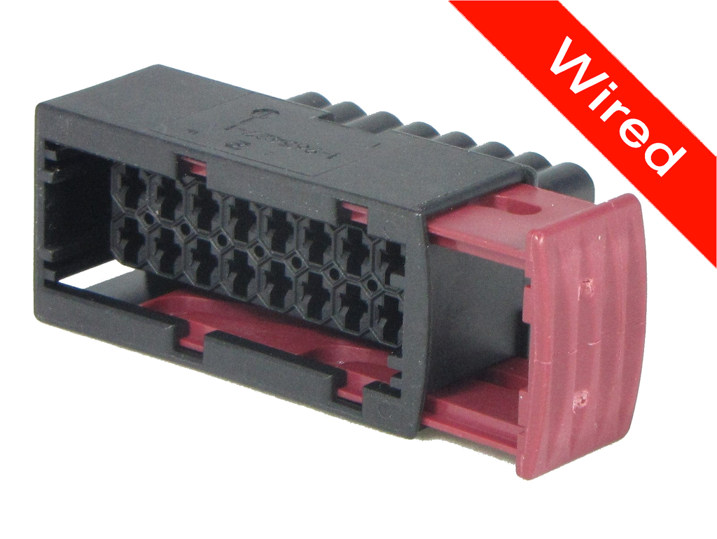 16 Pins Female connector with 10 cm wires | PRCW16-0002-B