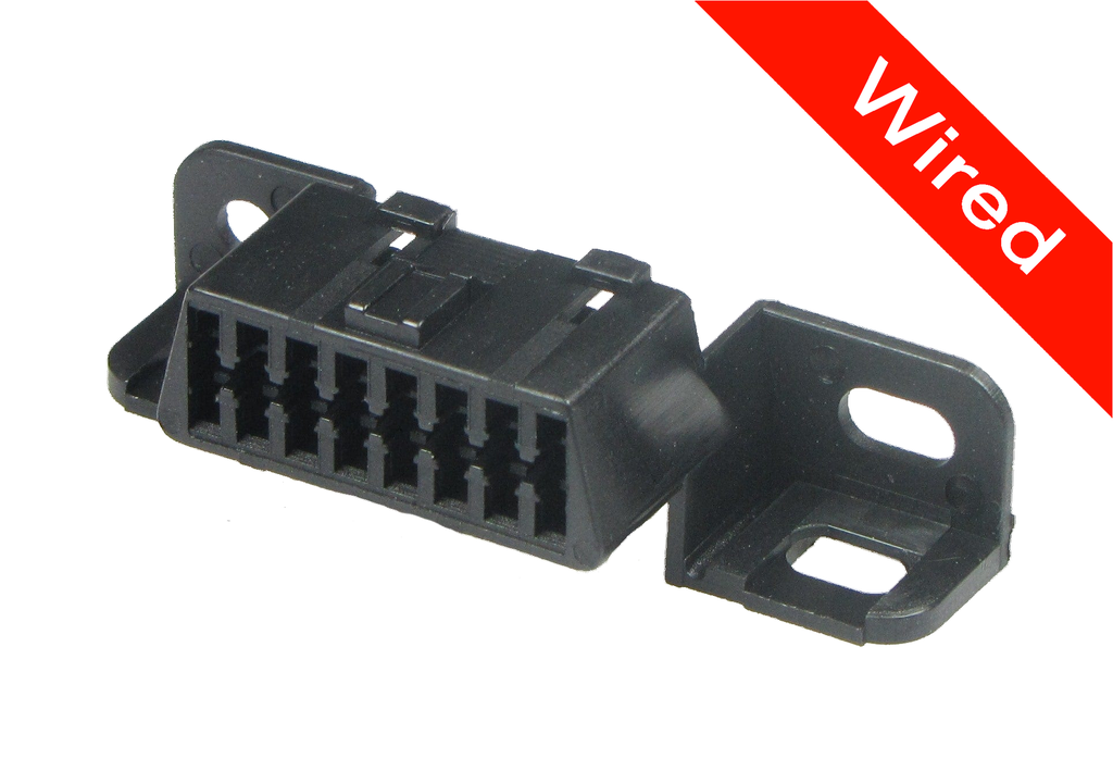 16 Pins Female connector with 10 cm wires | PRCW16-0003-B