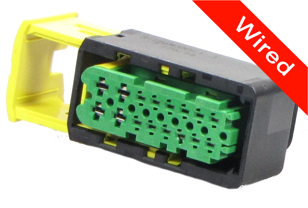 16 Pins Female connector with 10 cm wires | PRCW16-0006-B
