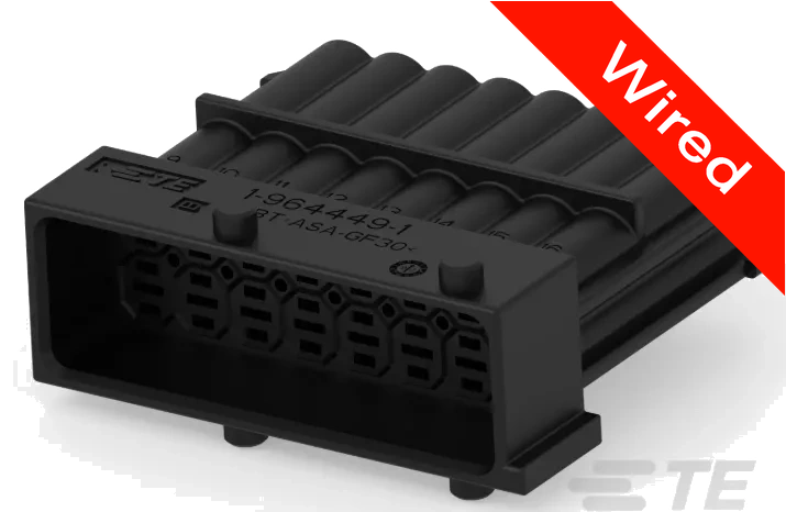 16 Pins Male connector with 10 cm wires | PRCW16-0007-A