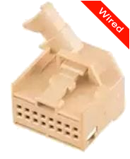 16 Pins Female connector with 10 cm wires | PRCW16-0008-B