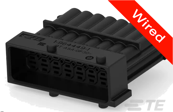 16 Pins Male connector with 10 cm wires | PRCW16-0009-A