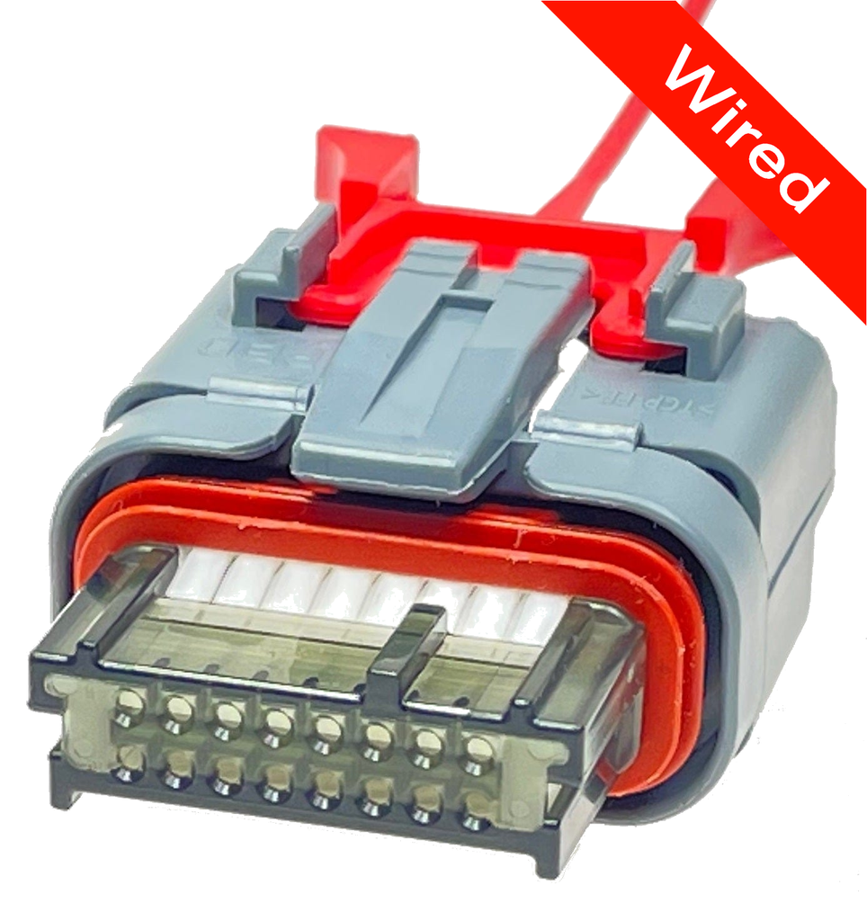16 Pins Female connector with 10 cm wires | PRCW16-0012-B