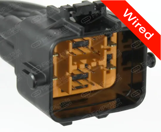 16 Pins Male connector with 10 cm wires | PRCW16-0014-A