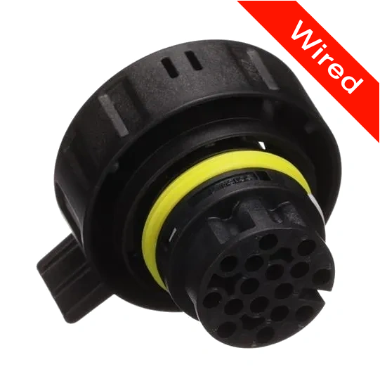 16 Pins Male connector with 10 cm wires | PRCW16-0016-A