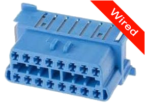 [PRCW16-0017-B] 16 Pin Female connector with 10cm wires PRCW16-0017-B