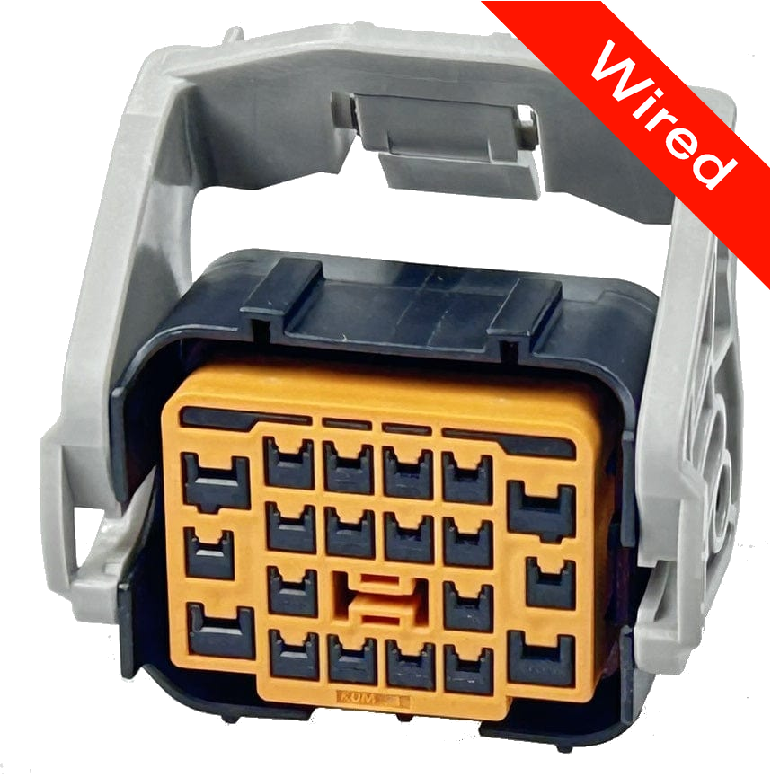 [PRCW16-0019-B] 16 Pin Female connector with 10cm wires PRCW16-0019-B