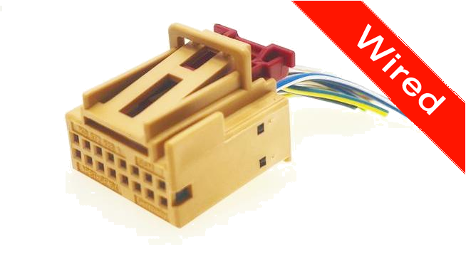 16 Pin Female connector with 10cm wires | PRCW16-0023-B