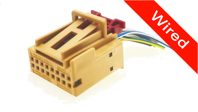 [PRCW16-0023-B] 16 Pins Female connector with 10 cm wires | PRCW16-0023-B