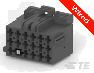 17 Pins Female connector with 10 cm wires | PRCW17-0001-B