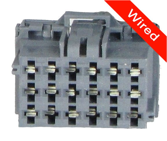 18 Pins Female connector with 10 cm wires | PRCW18-0001-B