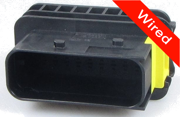 [PRCW18-0003-A] 18 Pin Male connector with 10cm wires PRCW18-0003-A