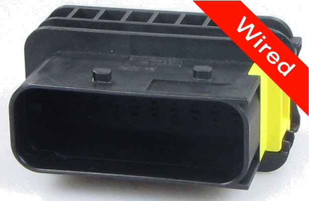 18 Pins Male connector with 10 cm wires | PRCW18-0003-A
