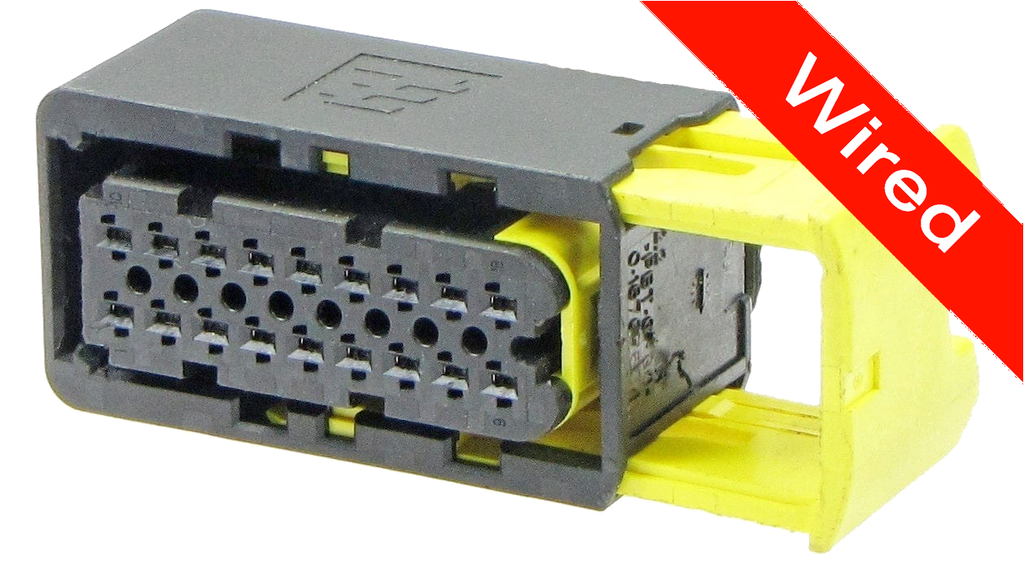18 Pins Female connector with 10 cm wires | PRCW18-0003-B