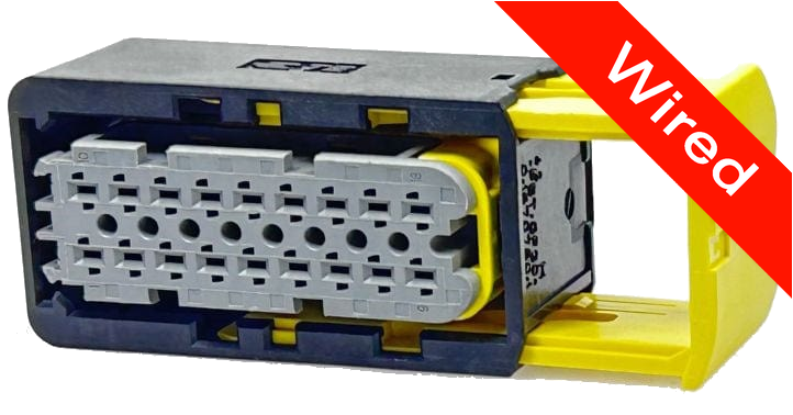 18 Pin Female connector with 10cm wires | PRCW18-0004-B