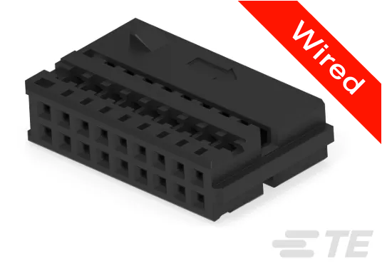 18 Pins Female connector with 10 cm wires | PRCW18-0005-B