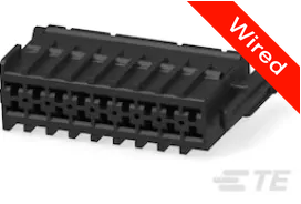 18 Pins Female connector with 10 cm wires | PRCW18-0007-B