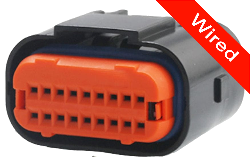 [PRCW18-0008-B] 18 Pin Female connector with 10cm wires PRCW18-0008-B