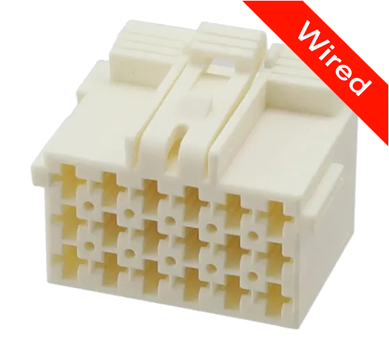 18 Pin Female connector with 10cm wires | PRCW18-0009-B