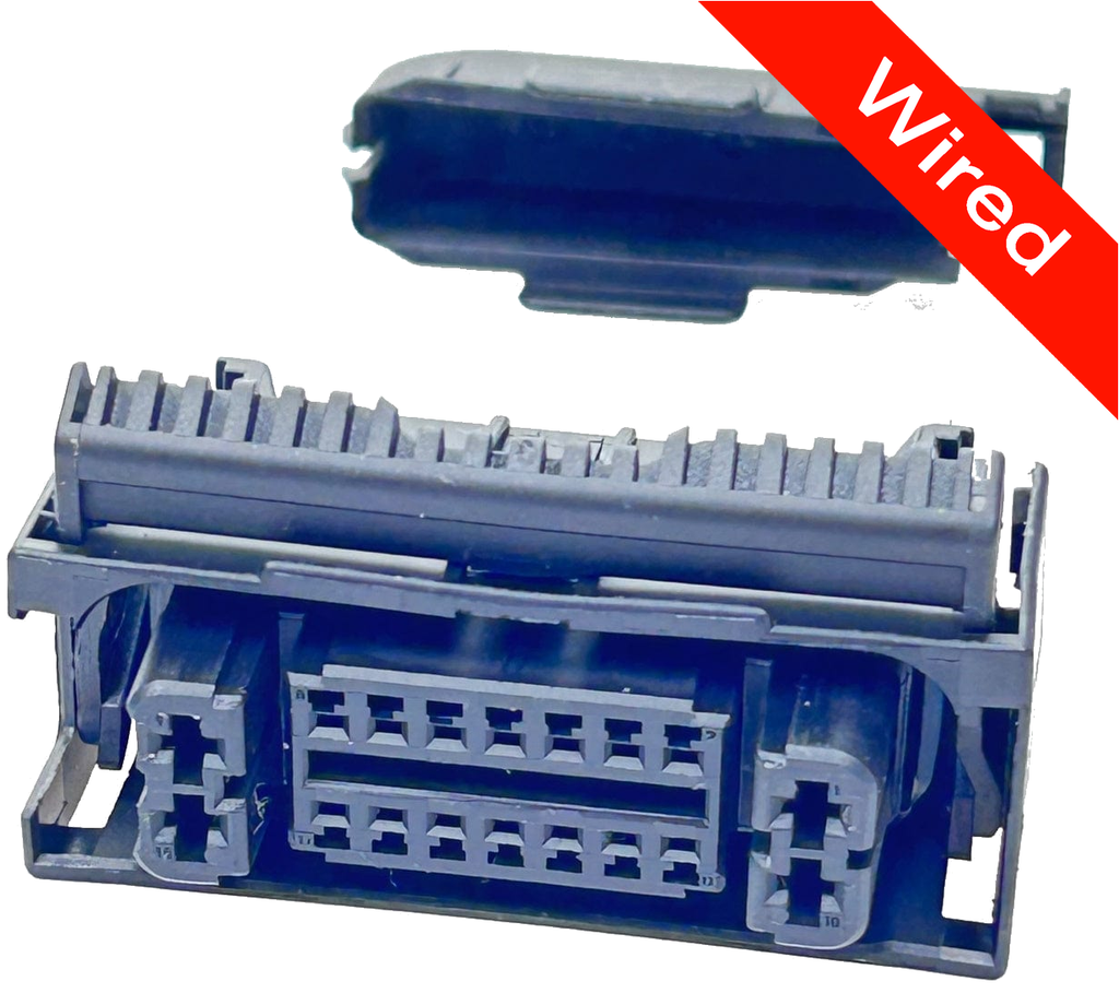 [PRCW18-0010-B] 18 Pin Female connector with 10cm wires | PRCW18-0010-B