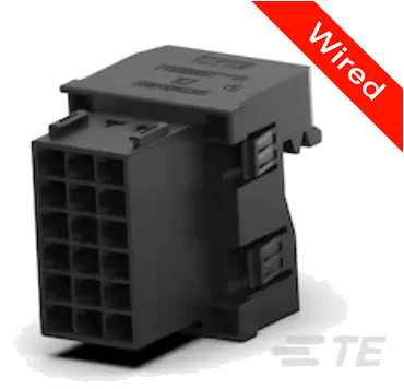18 Pins Male connector with 10 cm wires | PRCW18-0012-A
