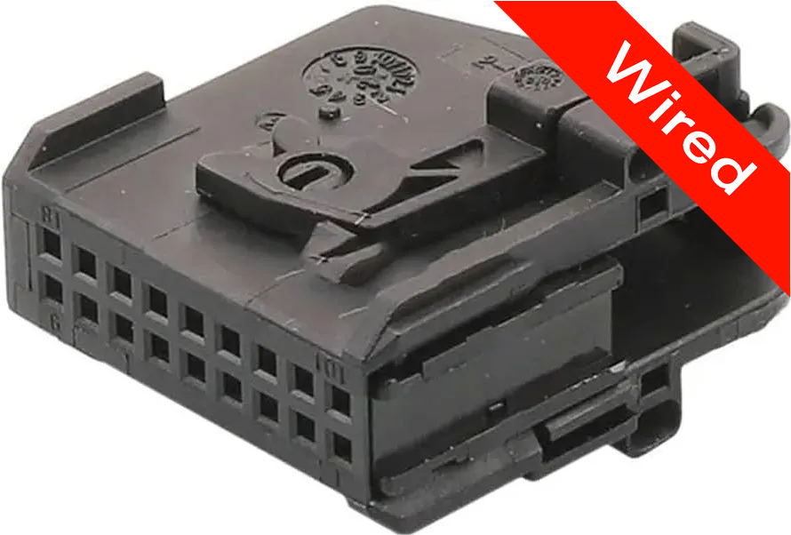 18 Pins Female connector with 10 cm wires | PRCW18-0013-B