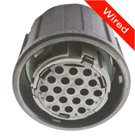 19 Pins Female connector with 10 cm wires | PRCW19-0001-B