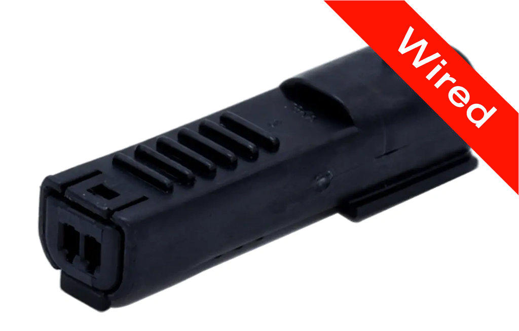 2 Pins Male connector with 10 cm wires | PRCW2-0001-A