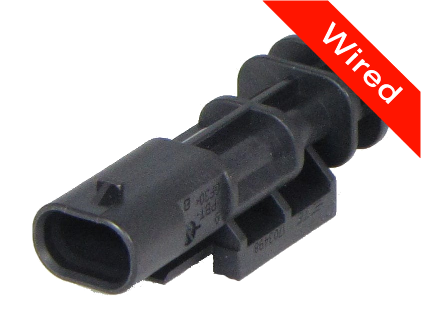 [PRCW2-0003-A] 2 Pin Male connector with 10cm wires PRCW2-0003-A