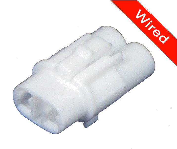 2 Pin Female connector with 10cm wires | PRCW2-0006-B