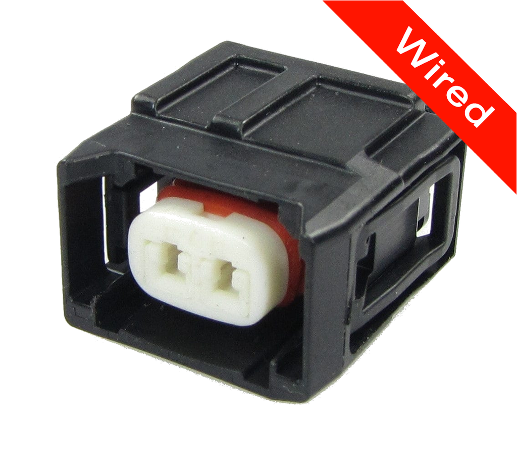 2 Pins Female connector with 10 cm wires | PRCW2-0007-B