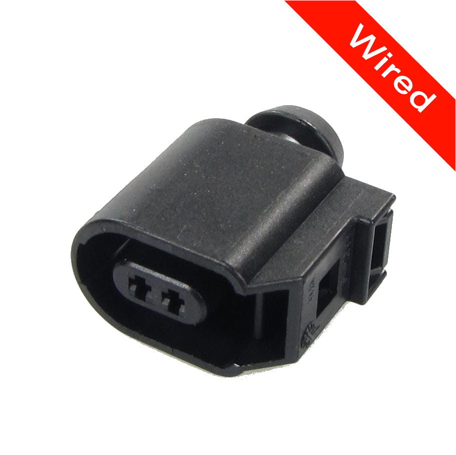 2 Pins Female connector with 10 cm wires | PRCW2-0009-B