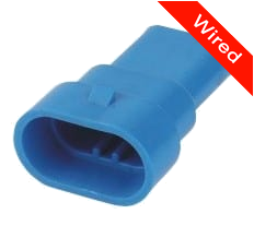 [PRCW2-0012-A] 2 Pin Male connector with 10cm wires PRCW2-0012-A