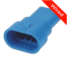 2 Pin Male connector with 10cm wires PRCW2-0012-A