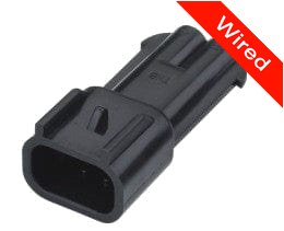 [PRCW2-0014-A] 2 Pin Male connector with 10cm wires PRCW2-0014-A
