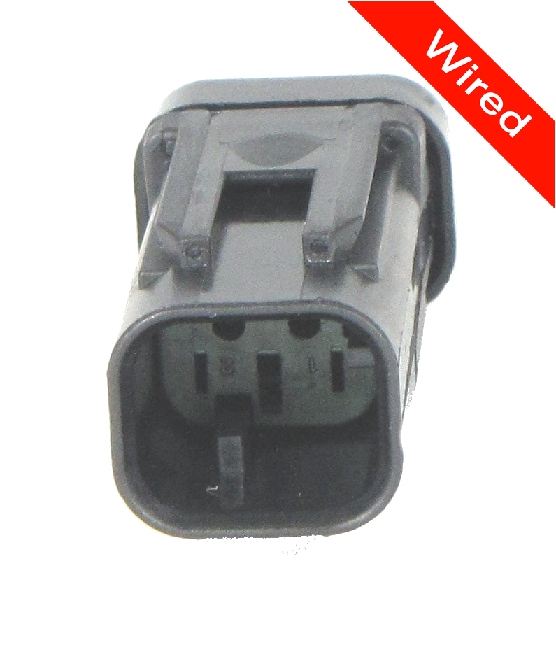 2 Pins Male connector with 10 cm wires | PRCW2-0015-A