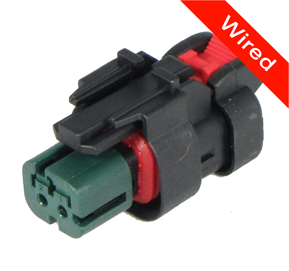 [PRCW2-0015-B] 2 Pin Female connector with 10cm wires PRCW2-0015-B