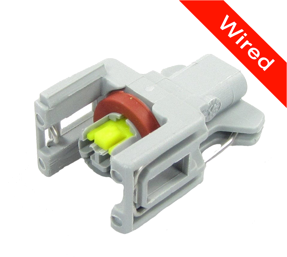 2 Pins Female connector with 10 cm wires | PRCW2-0016-B