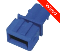 [PRCW2-0017-A] 2 Pin Male connector with 10cm wires PRCW2-0017-A