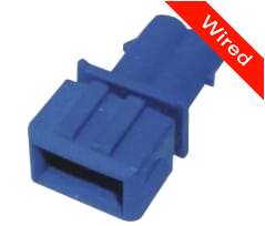 2 Pins Male connector with 10 cm wires | PRCW2-0017-A