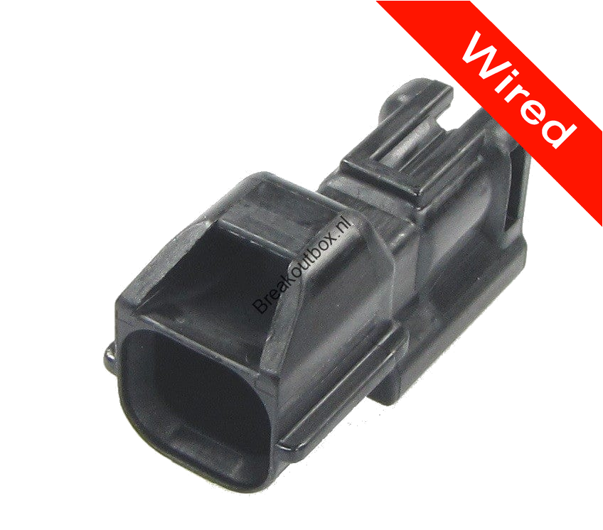 2 Pin Male connector with 10cm wires | PRCW2-0018-A