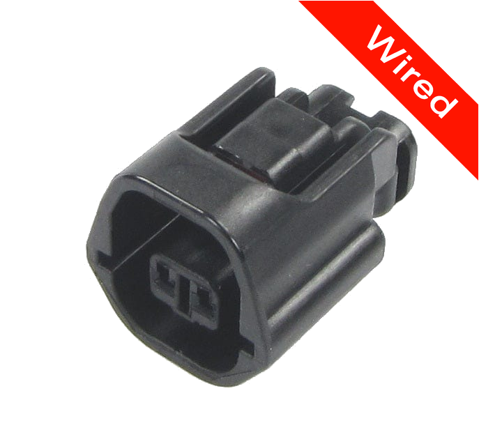 [PRCW2-0018-B] 2 Pin Female connector with 10cm wires PRCW2-0018-B