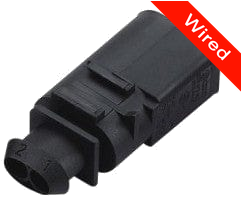 2 Pins Male connector with 10 cm wires | PRCW2-0019-A
