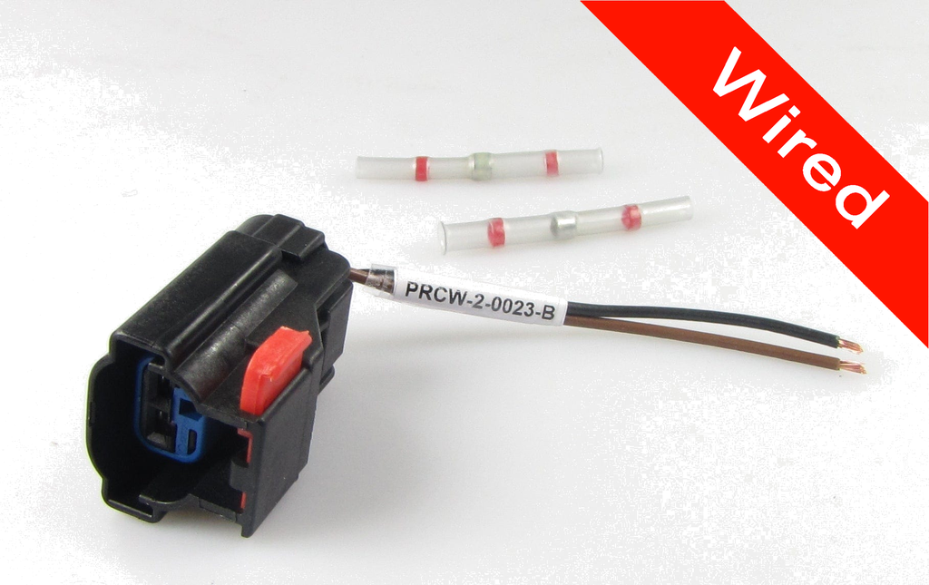 2 Pin Female connector with 10cm wires | PRCW2-0023-B