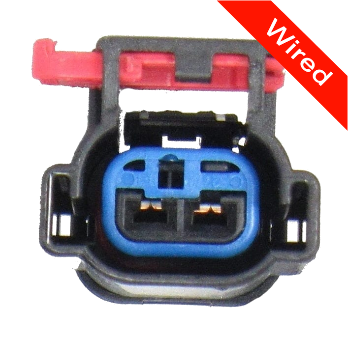 2 Pins Female connector with 10 cm wires | PRCW2-0023-B