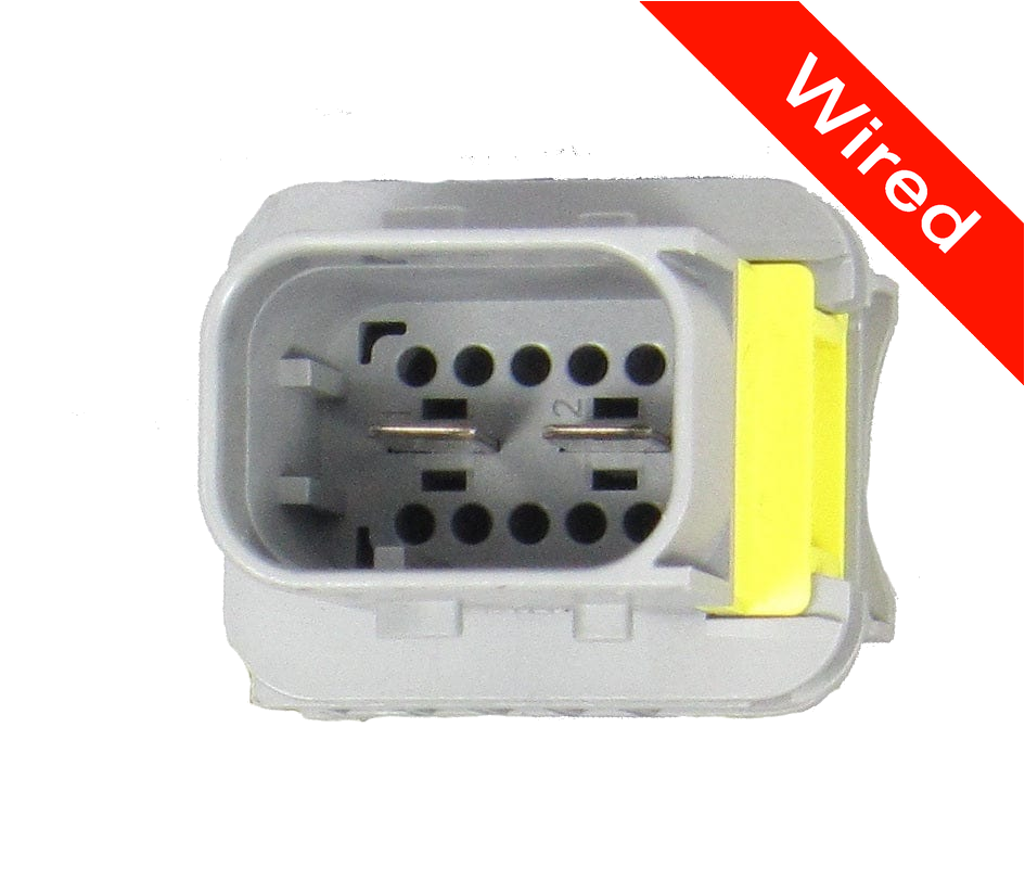 2 Pin Male connector with 10cm wires PRCW2-0026-A