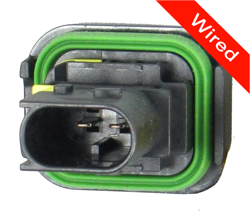 2 Pins Male connector with 10 cm wires | PRCW2-0027-A