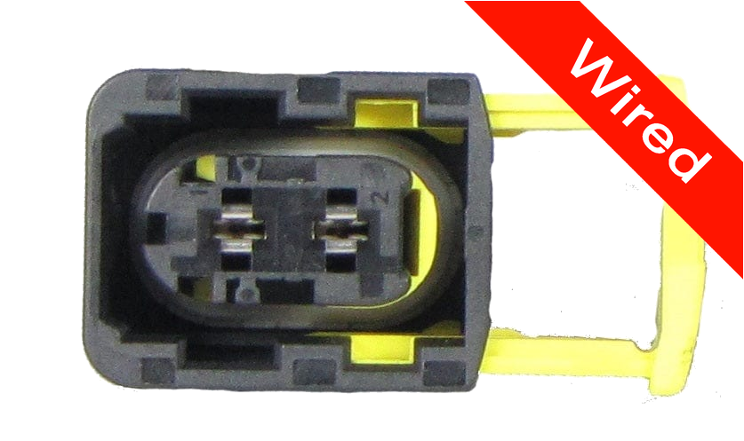 2 Pins Female connector with 10 cm wires | PRCW2-0027-B