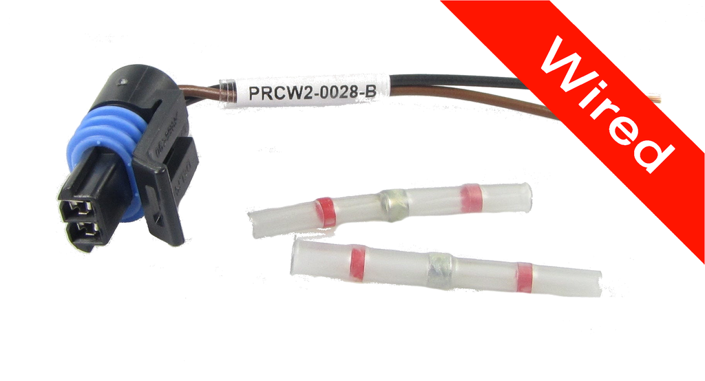 2 Pin Female connector with 10cm wires | PRCW2-0028-B