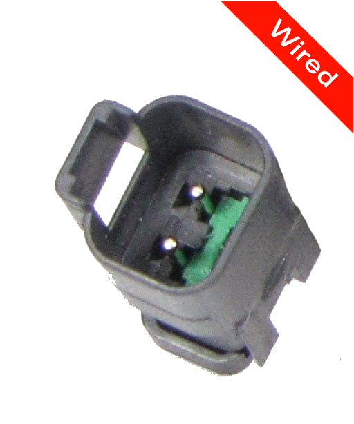 2 Pins Male connector with 10 cm wires | PRCW2-0029-A
